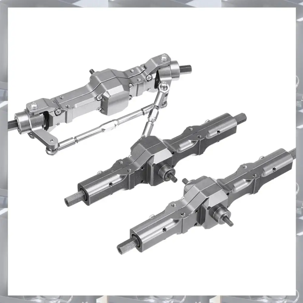 A84F-1 セットアップグレードフロント/リア/ブリッジアクスルパーツセットトラック RC カーパーツ & 1 セットアップグレード耐衝撃ホイールハブリム