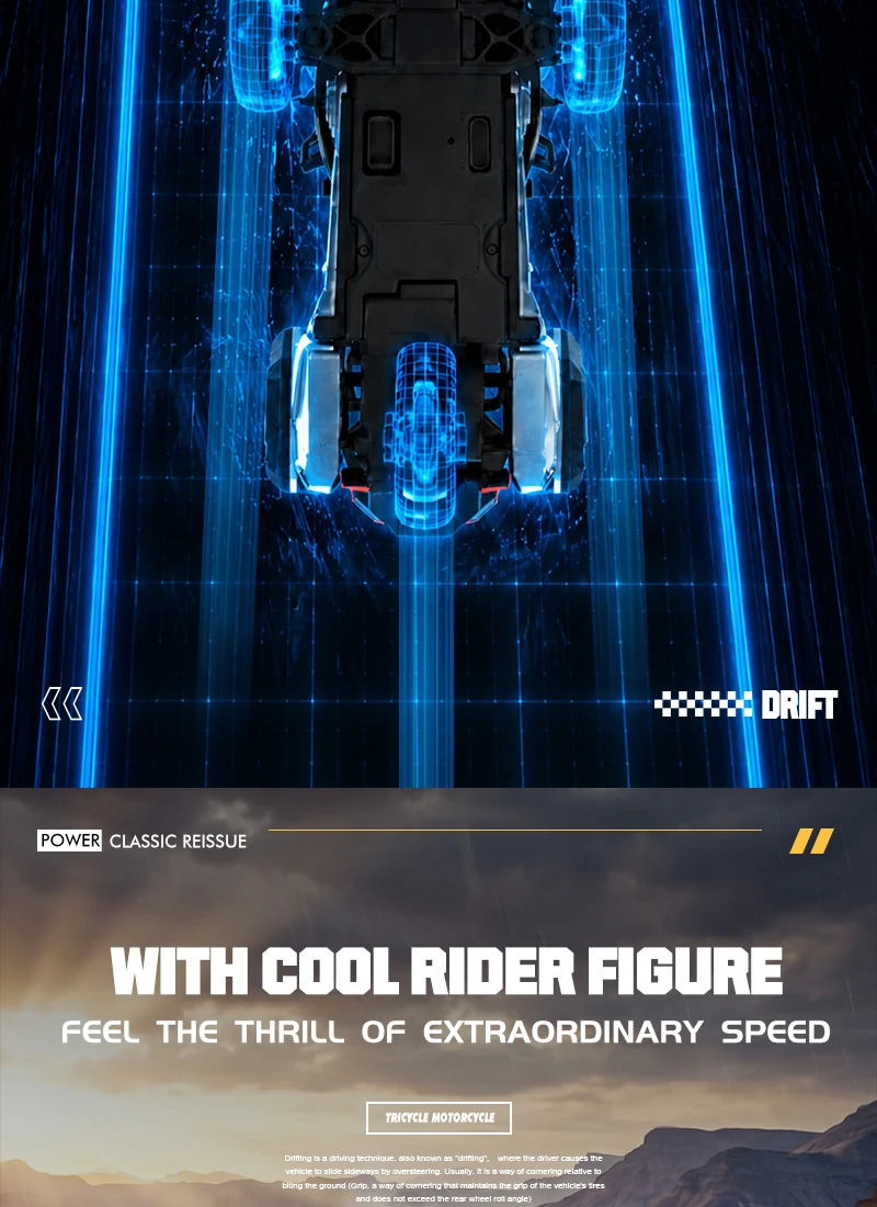 RC motorcycle remote control