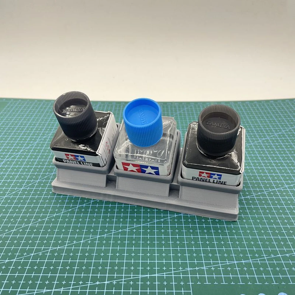 ل Tamiya البلاستيك الاسمنت الغراء وعاء زجاجة حامل اضافية رقيقة أطقم منمذجة المنظم لوحة خط زجاجة حامل الطلاء والغراء حامل الرف