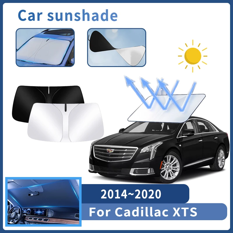 Auto Parts For Cadillac XTS 2014~2020 2015 Sunshade Windshield Sun Protection Heat Cover Summer Car Interior Accessories Tool