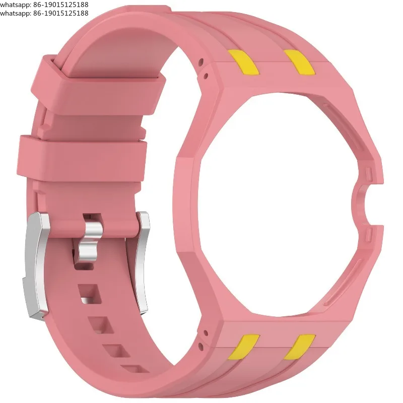 Pocket watch integrated silicone strap cross-border hot selling replacement wrist strap