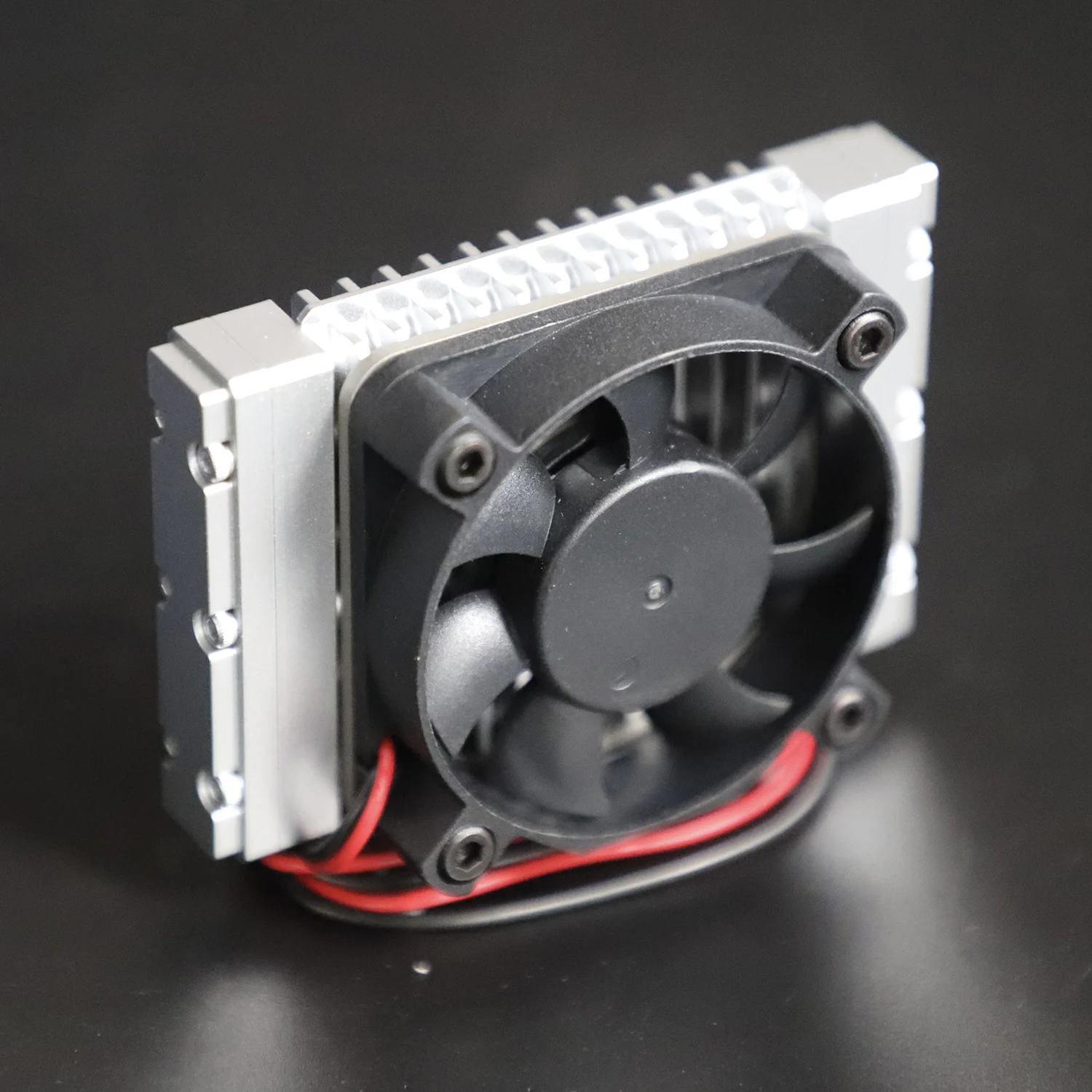 Metal Radiator Cooling Fan for DIY 1/14 RC Hydraulic Excavator KABOLITE K970 Loader Bulldozer RC Trucks Parts TH20656-SMT6