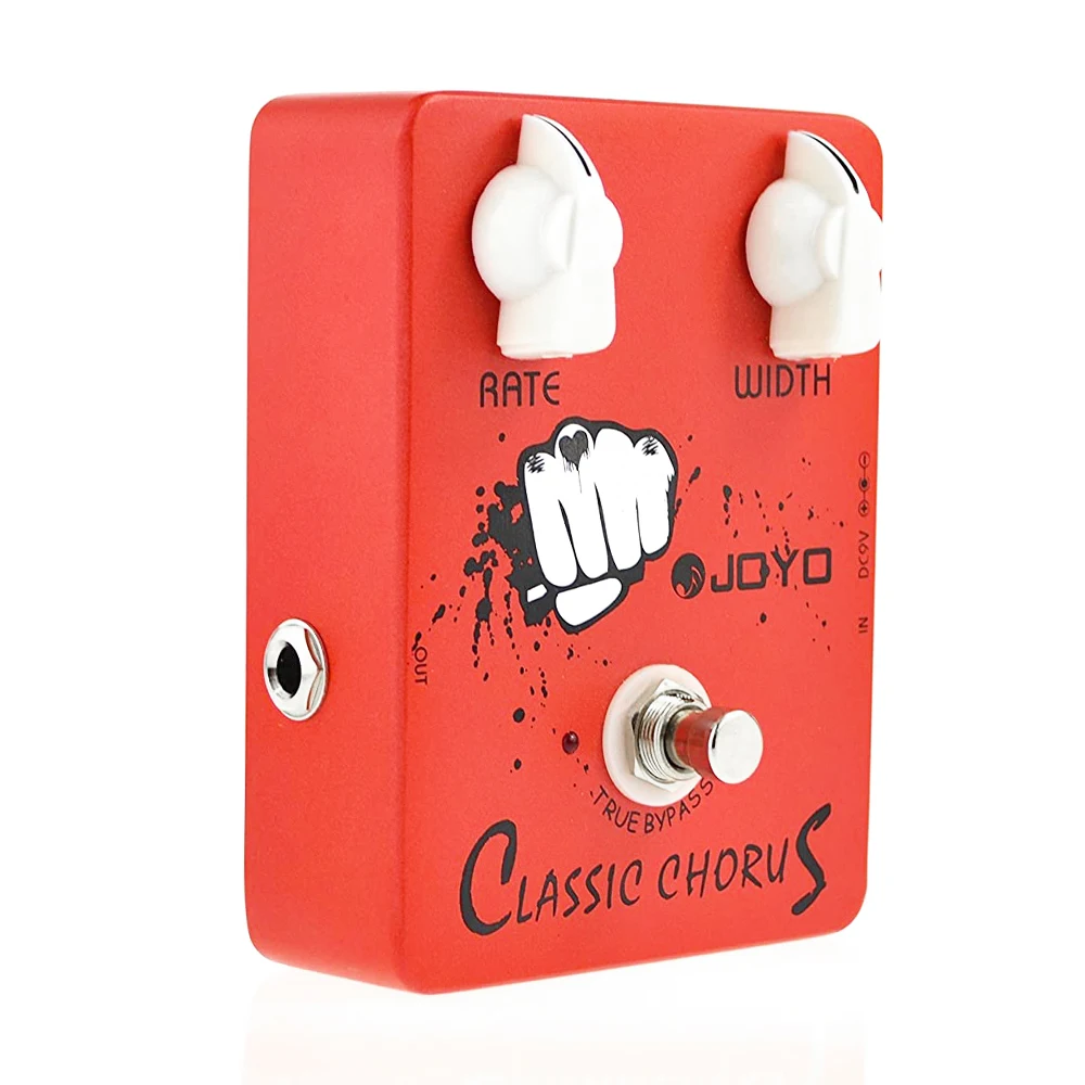 JOYO JF-05 CLASSIC CHROUS Chorus Guitar Pedal Crisp & Transparent Analog Chorus Effect with Rate/Width Knobs for Electric Guitar