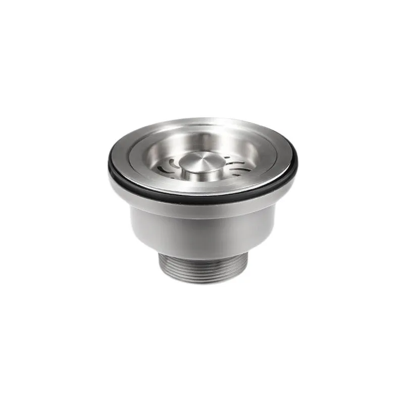 Stainless Steel Strainer Water Basin Sink Drainer Strainer Leach Basket Waste Plug Stopper Filter