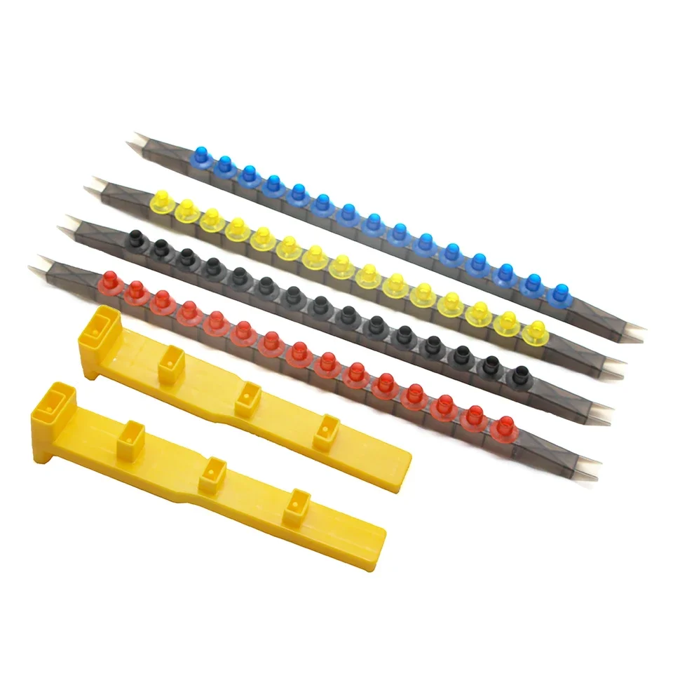 

JZBZ Queen Rearing Frame Kit Cell Cup Strip Two Side Cell Bar With 70PCS Base 4 Cell Holder No-Graft Breeding Beekeeping Tools