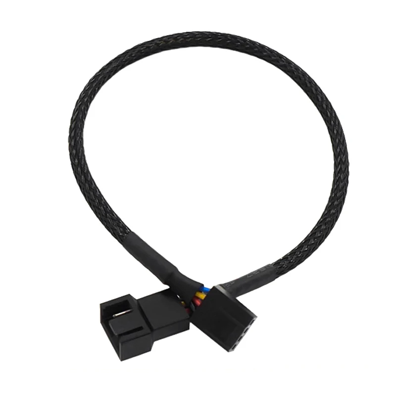 1/5/10pcs PWM Extension Cable Mainboard CPU 4 PIN Fan 4P Adapter Cable Computer Case 4 PIN Power Cables Connectors 26cm