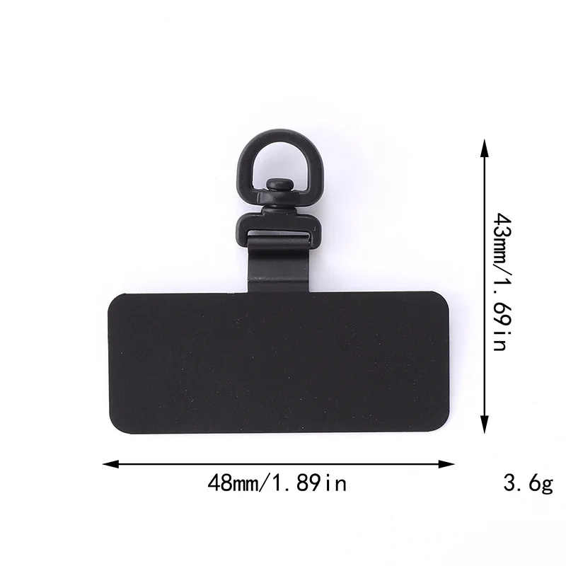 

For Universal Mobile Devices - 360° Rotatable Ultra-thin Stainless Steel Gasket Anti-lost Phone Lanyard