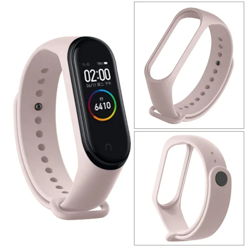 

Watch Strap for Xiaomi Mi Band8 7 6 5 4 3 Wristband Silicone Bracelet Wrist Straps MiBand 3 4 band5 band6 Smartwatch Accessories