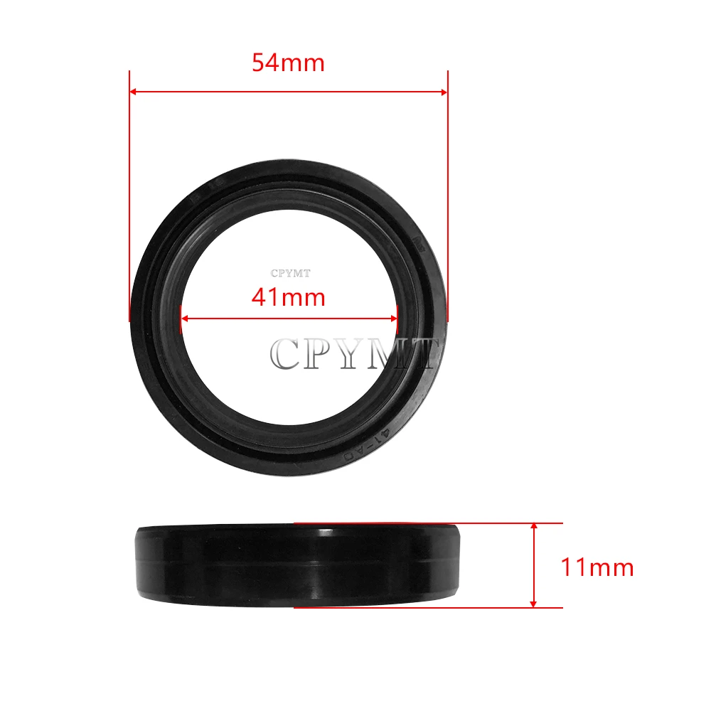 41x54x11mm 41 54 11 Front Fork Damper Oil Seal and Dust Seal Fit For HORNET 600 ABS NTV600 CB650 CBR650 FX650 NT650 41*54*11