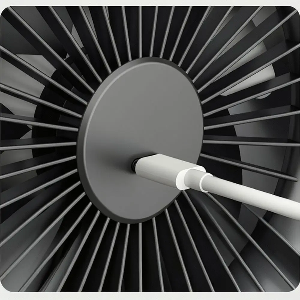 High Performance USB Desktop Fan Silent Air Circulator 100 Adjustable Wind Speeds Compact Cooling Blower For Home Office Desk