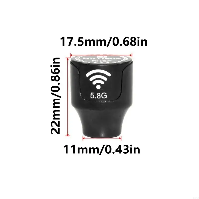 U13B Lollipop 5.8g ăng -ten 3DBI Đơn vị kỹ thuật số FPV Hệ thống đua máy bay không người lái Quadcopters SMA Connector Phụ kiện