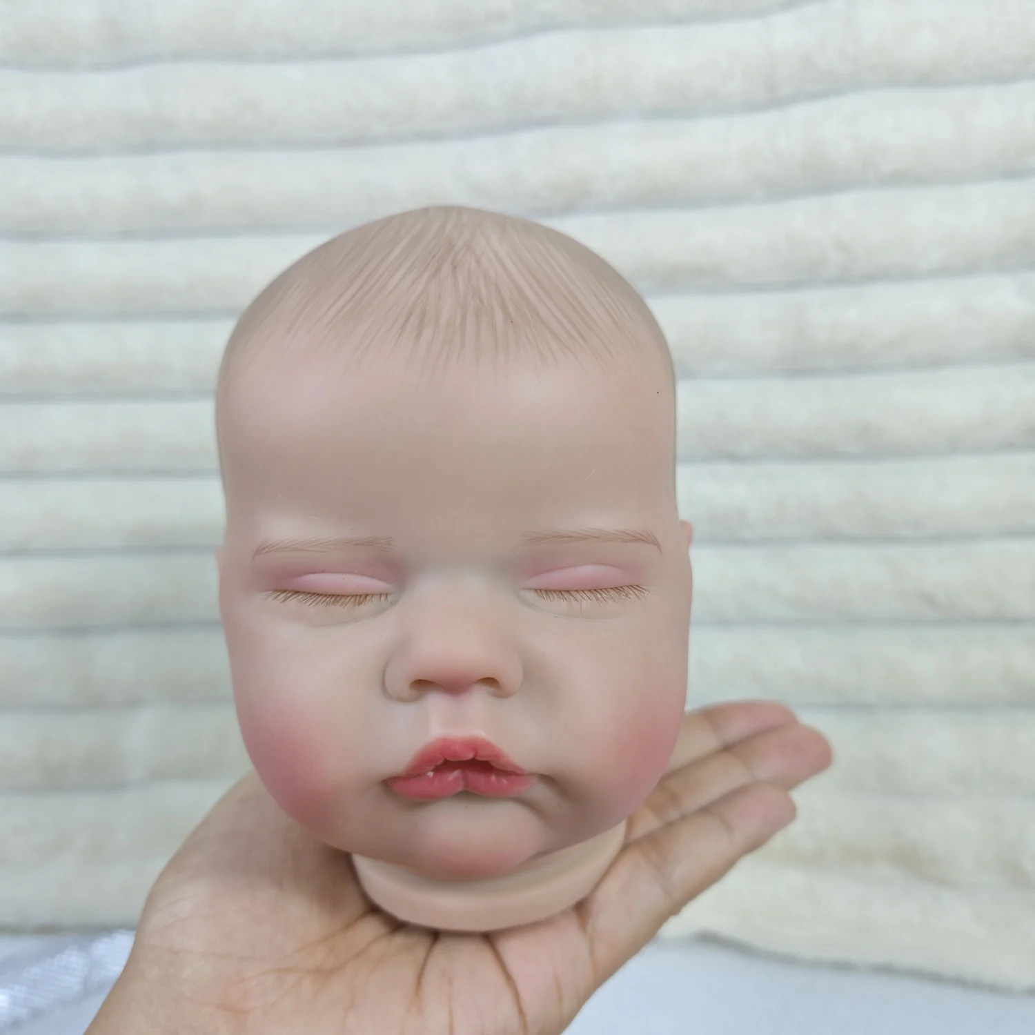 18 Inch Painted Reborn Doll Kit Quinbee 3D Skin Tone Visible Veins With Cloth Body Unfinished Unassembled DIY Doll Parts Toy