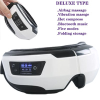 4D Electric Smart Eye Airpressure Massager Bluetooth Music Vibration Heated Massage For Tired Eyes Dark Circles Remove Eye Care