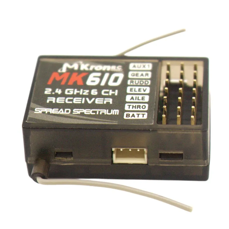 DSM2 MK610 AR6100 2.4G 6CH RC Receiver Fit Spektrum DX6i DX7 DX8 Walkera DEVO7 10 JR X6R Transmitter of RC Drone