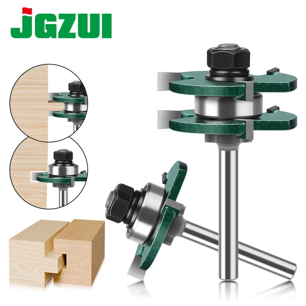 3-tooth T-shaped tenon&mortise Slotting cutter,woodworking Milling Slotting T-tenon And Mortise Carving Machine Trimming Machine