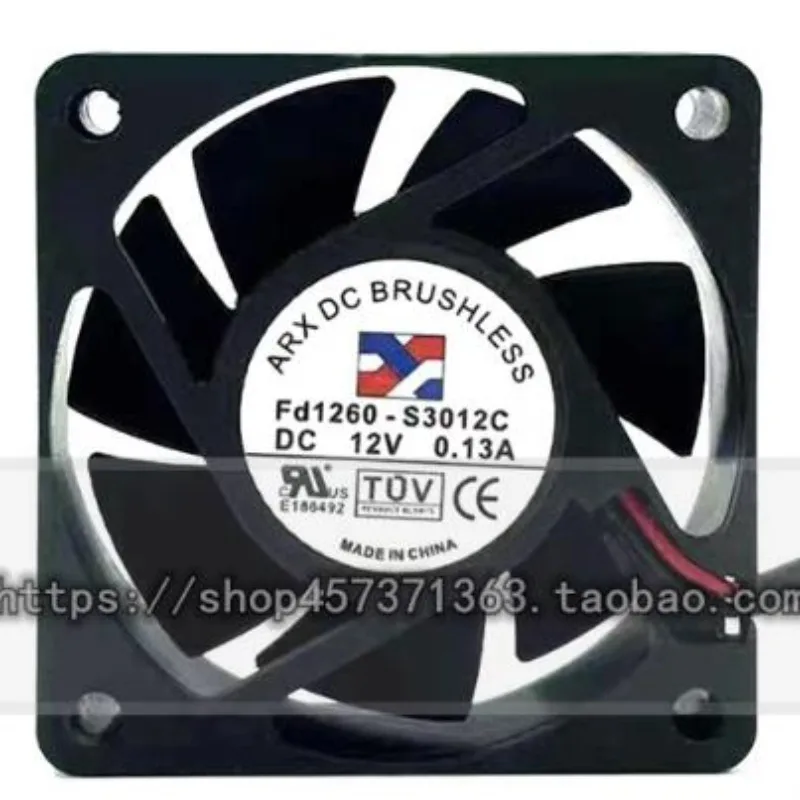 NEW CPU Cooler Fan for ARX FD1260-S3012C DC12V 0.13A DC Silent Cooling Fan 6CM 6015 60*60*15mm