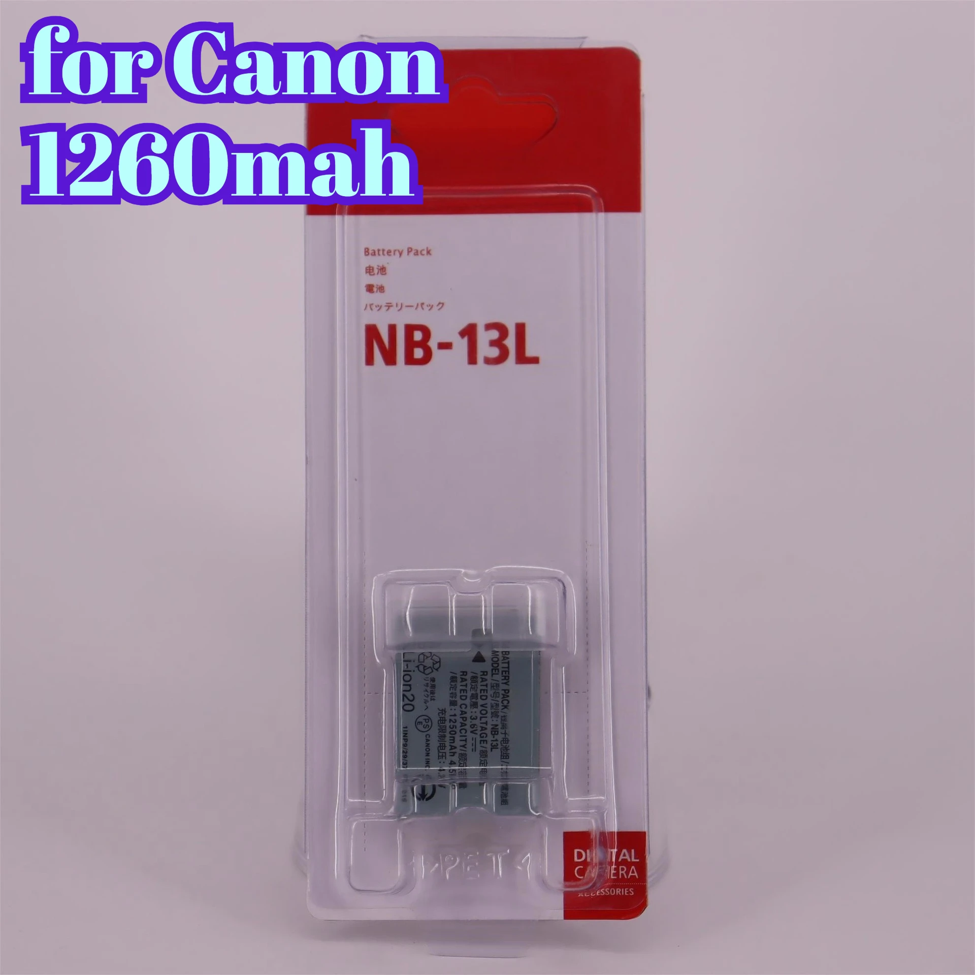 بطارية بديلة NB-13L بقدرة 1260 مللي أمبير في الساعة مفككة بالكامل لكاميرا Canon Powershot G7X II G7X III G7X2 SX720 HS SX730 SX740 HS