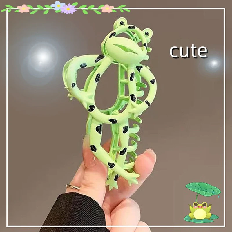 Frog Hairpin Is Attractive Fashion Accessories Unique Design Cute And Stylish Eye-catching Womens Fashion Hair Accessories Grip