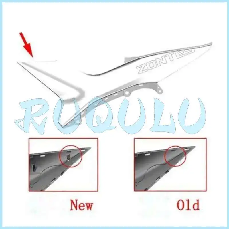 

Zt350t-d Fuel Tank Cover Left / Right (pearl White/decal Cool Grey/zontes) 4046402-006002 / 4046402-008002 For Zontes