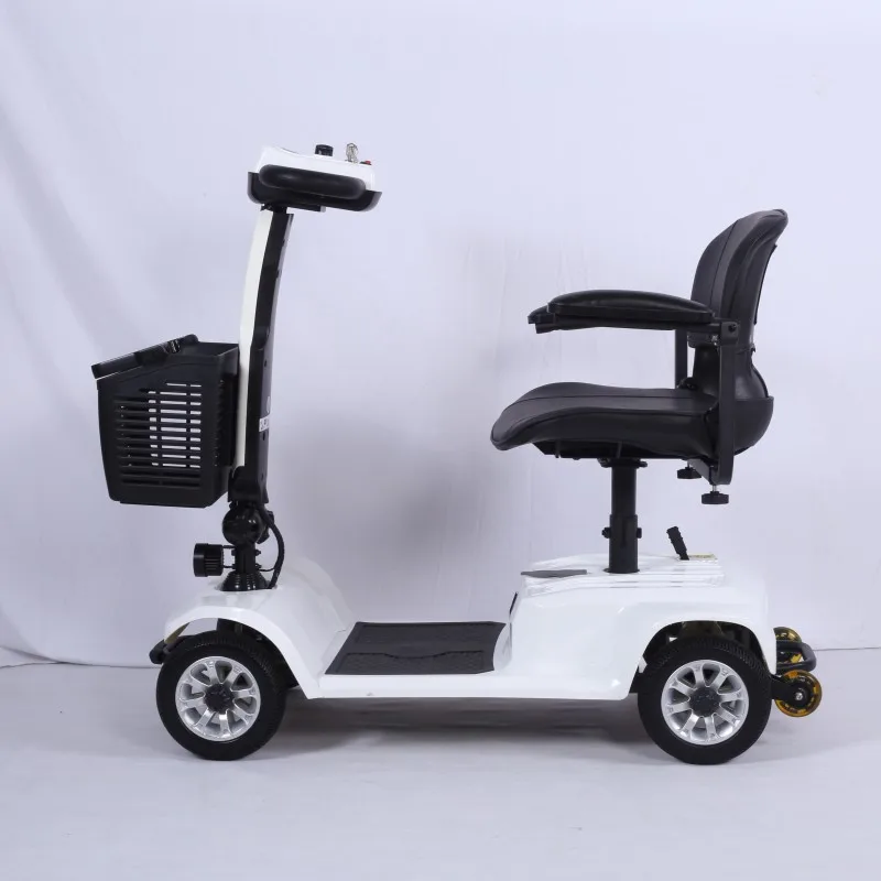 Mobilidade Scooter elétrico para deficientes, portátil, 4 rodas, idosos, idosos, venda quente, atacado