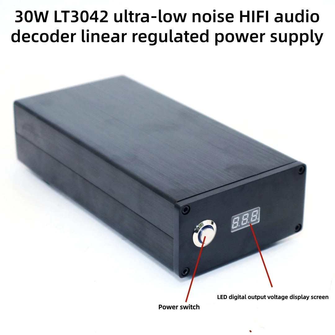 TIANCOOLKEI30W LT3042 Ultra-low Noise HIFI Audio Decoder Linear Voltage Regulator Power Supply OUT DC 5V 12V 15V FOR DAC preamp