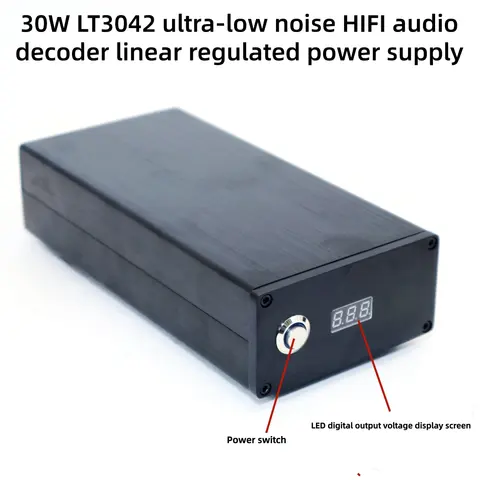 TIANCOOLKEI30W LT3042 Ultra-low Noise HIFI Audio Decoder Linear Voltage Regulator Power Supply OUT DC 5V 12V 15V FOR DAC preamp