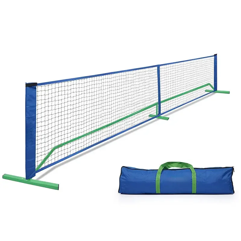 Custom Logo Portable Regulatory Pickleball Net Carbon Fiber Stable Lightweight Sturdy Frame Pickleball Net