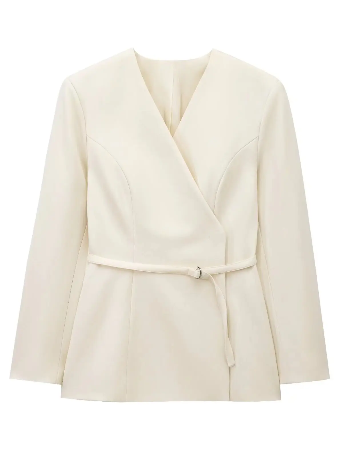 

Повседневный длинный костюм Sve Pure Color Jaet для женщин, женская верхняя одежда на шнуровке, лето 2021, китайский бренд