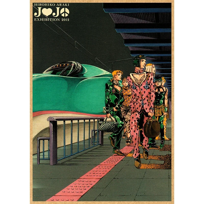 ジョジョの奇妙な冒険のポスター、ヴィンテージアニメのポスター