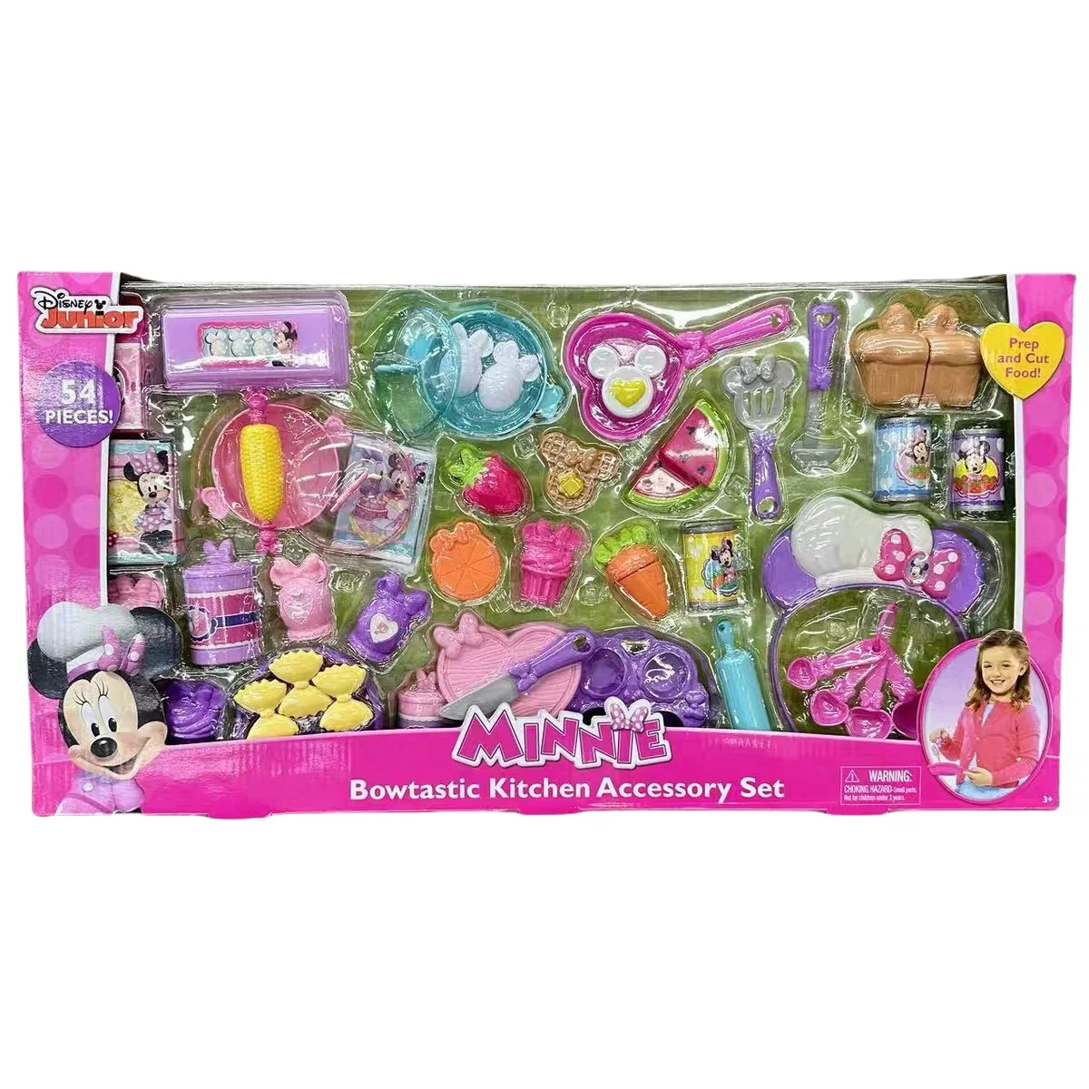 Originele Disney Minnie Bowtastic Keuken Accessoire Set 54 Stuks Taarten Bakken Ovens Food Fun Sets Meisjes Spelen Huis Speelgoed Geschenken