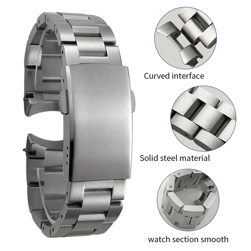 20 مللي متر 21 مللي متر 22 مللي متر 316L الفولاذ المقاوم للصدأ حزام ساعة اليد ل تاغ هوير Aquaracer عيار 41/43 مللي متر الطلب 21.5 مللي متر 20.5 مللي متر حزام الساعات أساور #2