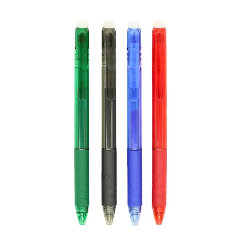 Plastic Erasable Gel Pen Twist Erasable Neutral Refill Ballpoint Pen Printing Advertising LOGO Friction Pen Wholesale Glass pen