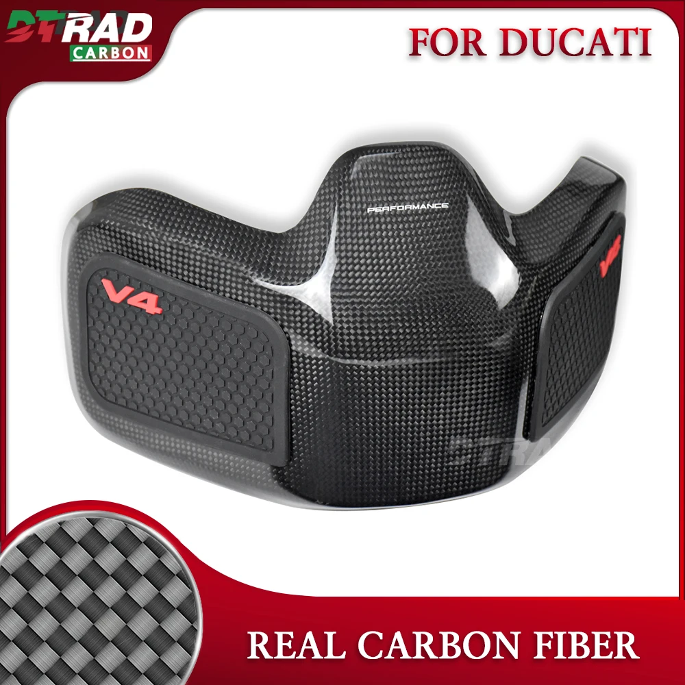 

For DUCATI Panigale V4/S/R 2018-2021 Streetfighter V4/S 2020-2023 Carbon Fiber Raised Fuel Tank Cover Motorcycle Accessories