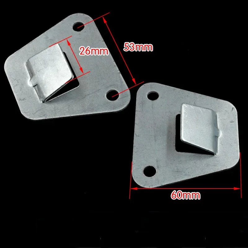 

2 pcs European style side suction range hood hanging plate stamping structure steel hood water heater universal hook hanger hang