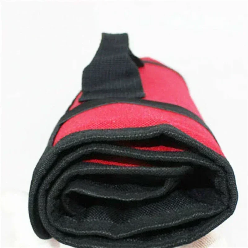 

1Pcs Tool Storage Bag Accessories Parts Roll-up Motorcycle Wrench Spanner Socket Package Oxford cloth 58*34cm New