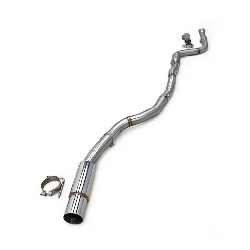 2026 Hot Sale Auto Straight Catback for A90 3.0T 2020-2023 T304 Resonator Midpipe Single Exit Race Performance