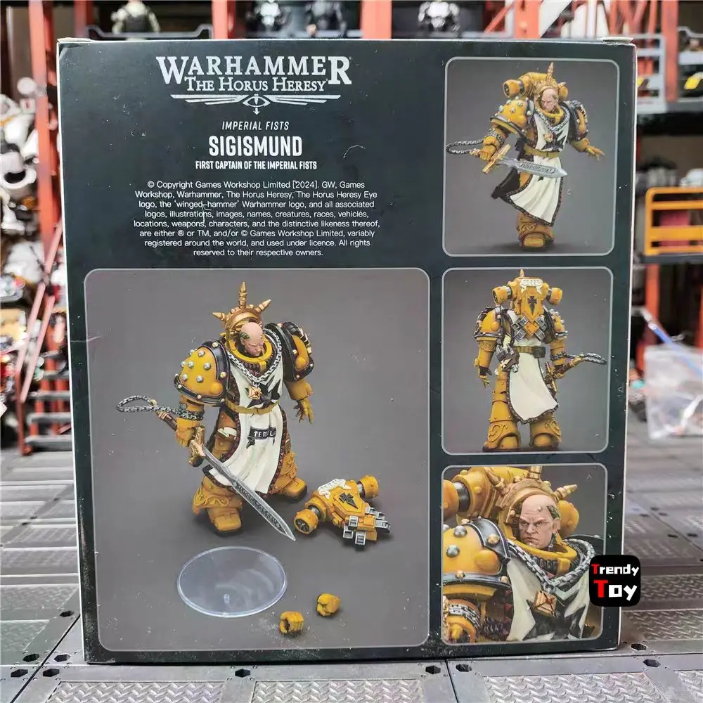【JOYTOY】워해머 40K 임페리얼 피스트 시지스먼드 제일대장 1/18 액션 피규어 장난감 애니메이션 피규어