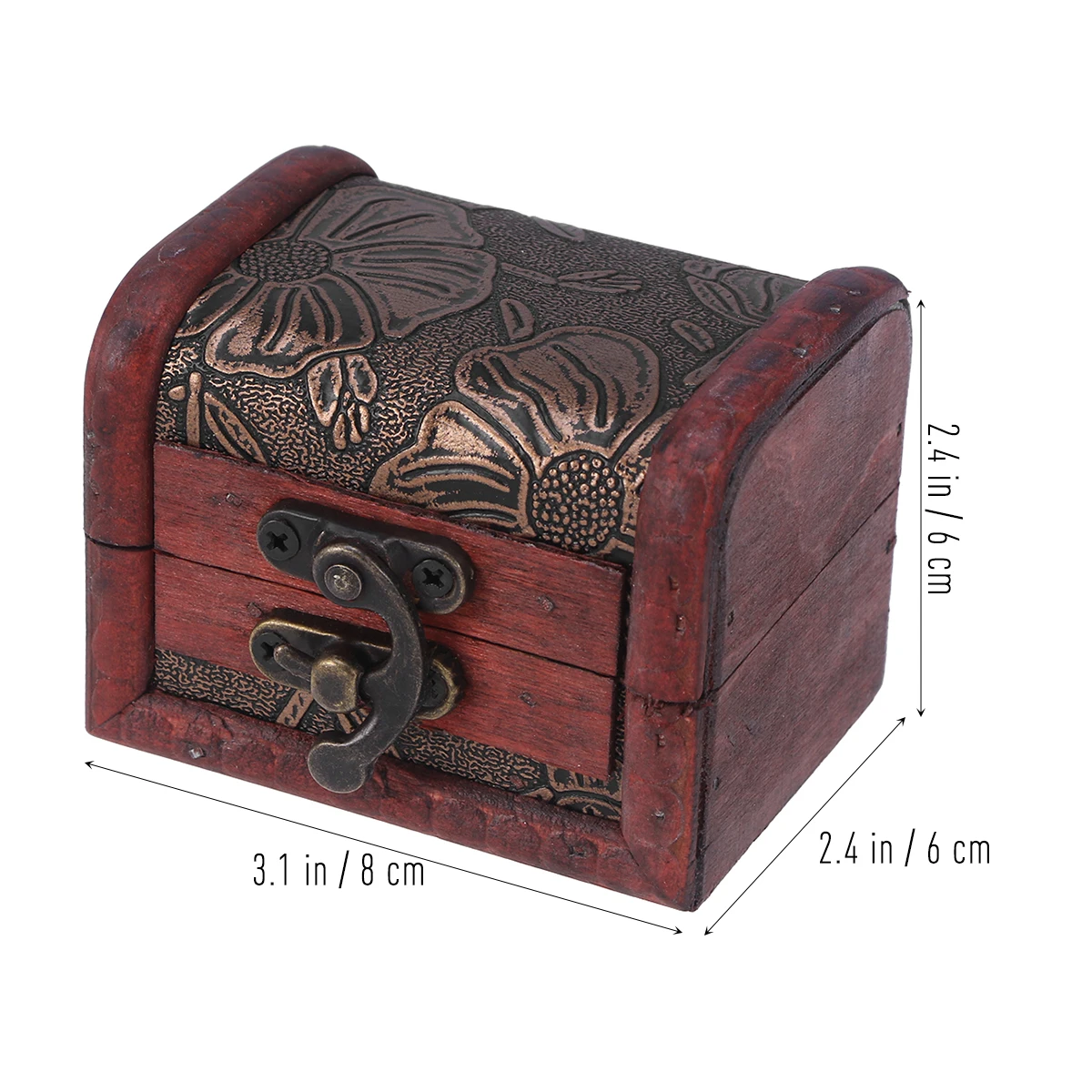 

Lotus Wooden Jewelry Box Vintage Storage Organizer for Rings Earrings Necklace Home Travel Gift Idea Party Supplies Wooden