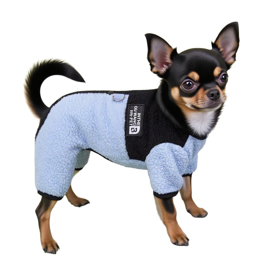 

Fashion Winter Dog Warm Coat Fleece Jacket Four-Legged Neck Warm Pet Sweaters for Small Medium Large Dogs