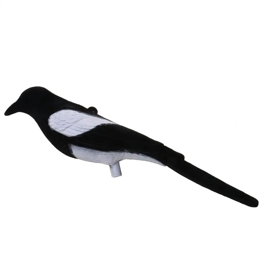 

Flocked Magpie for Larsen Trap Cage Decoy Bird Hunting Shooting Decoying