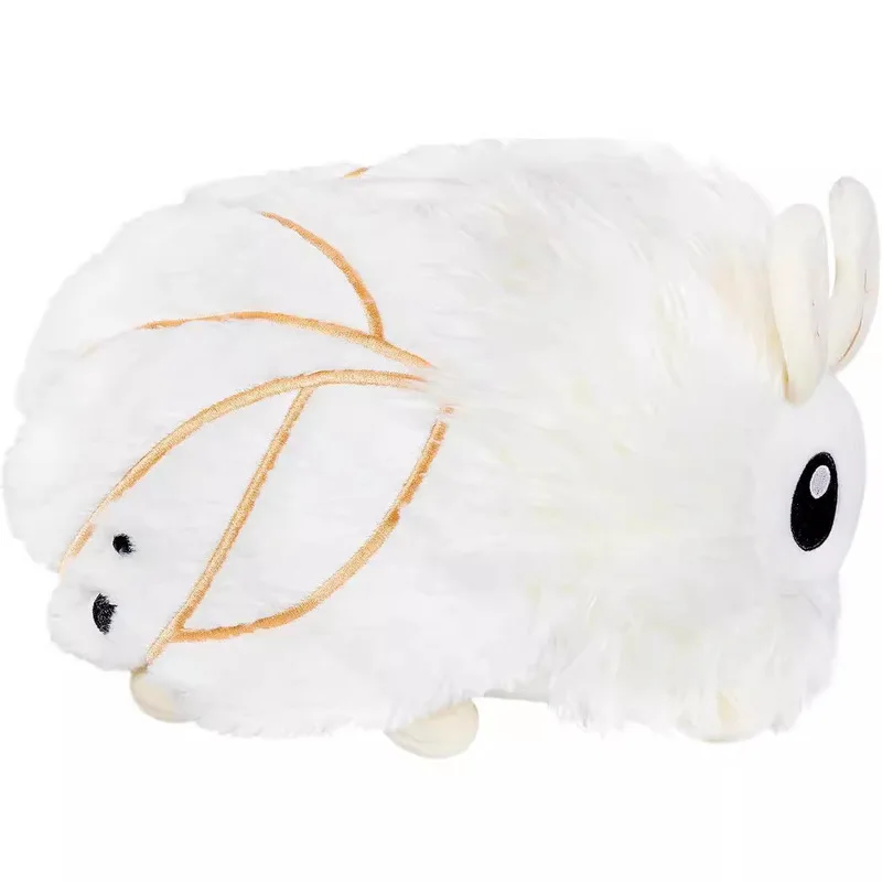 Oreiller en peluche papillon de nuit blanc pour filles, jouets créatifs de dessin animé mignon, toucher confortable, sommeil, chambre à coucher, habillage, cadeau d'anniversaire, nouveau