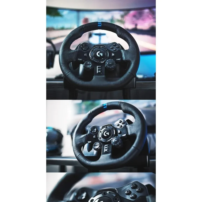 

Original Log itech G923 Racing Wheel And Pedals For PC PS4 PS5 Racing Simulation Game Featuring Vibration Motor Steering Wheel