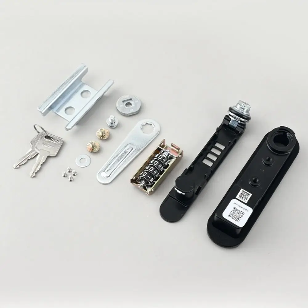 Alloy Material Password Lock Heavy Duty Waterproof Security Lock Panel Mount Type Key Included Metal Cabinet Lock Outdoor Use