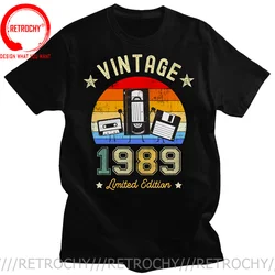 Vintage Limited Edition Best Of 1989 Cassette T Shirt Original Made In 1989 T-shirt Birthday Gifts Retro Born in 1989 Tee Shirt