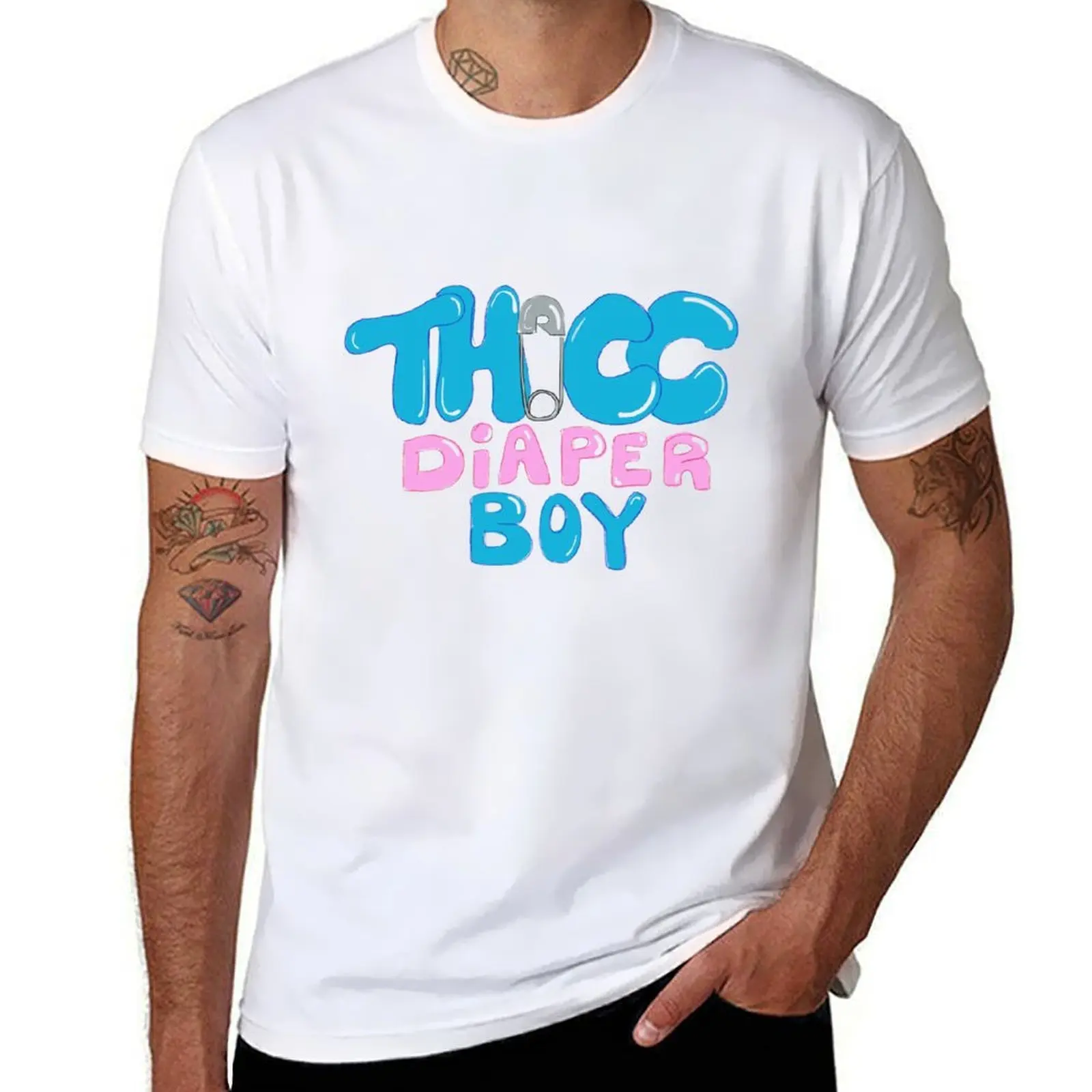 

Thicc diaper boy T-Shirt t shirts for man pack white t shirts for man graphic funny T-Shirt
