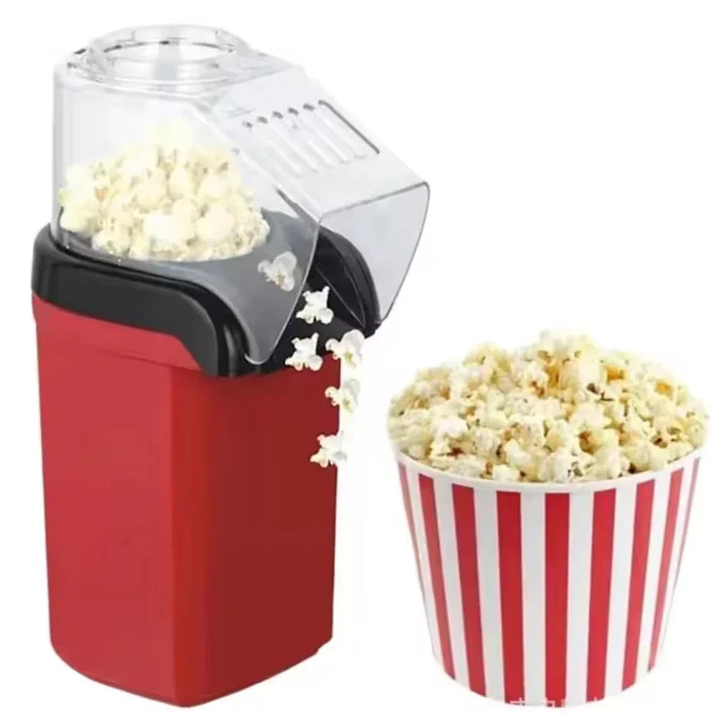 

Hot Air Fast Popcorn Maker Electric Airpop Popcorn Popper Fully Automatic Popcorn Machine Large with Measuring Spoon for Home