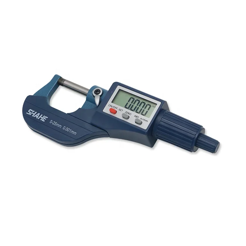 0-25mm 0.001mm high quality electronic micrometer outside micrometer digital micrometer with big screen