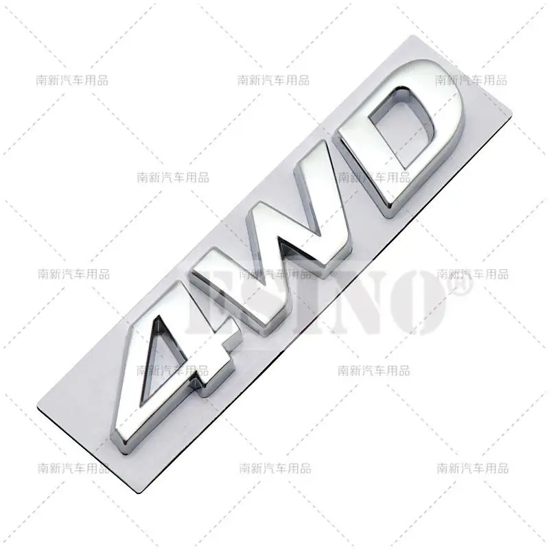 Style de voiture 3D 4WD métal en alliage de Zinc coffre arrière garde-boue adhésif Badge corps hayon emblème d'affichage pour Hyundai Tucson IX45 IX35