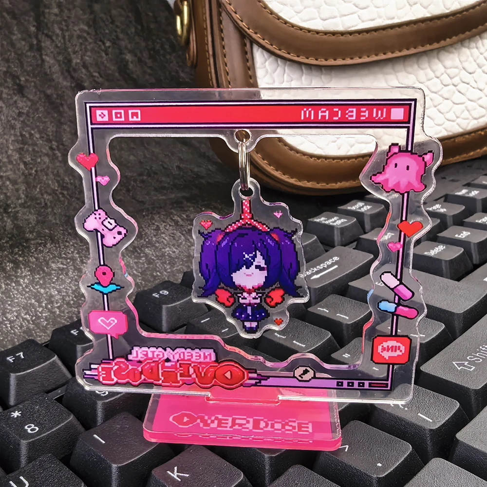 Needy Girl Overdose Acrylic Standee Omgkawaiiangel Pixel Swing Charm Window Frame Desktop Display Ornament