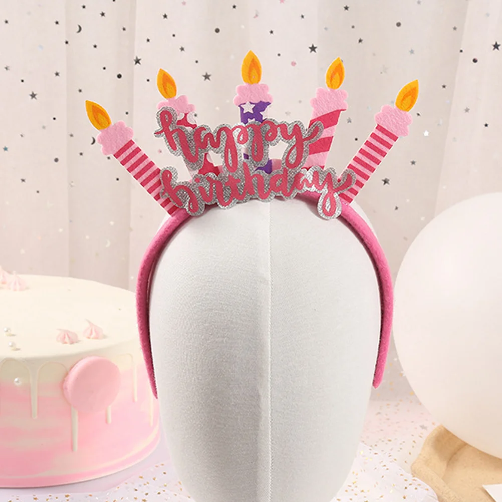 

2 шт., повязки на голову для вечеринки, обручи для волос на день рождения, удобная повязка на голову на день рождения, аксессуары для волос для девочек и мальчиков, костюмные повязки на голову